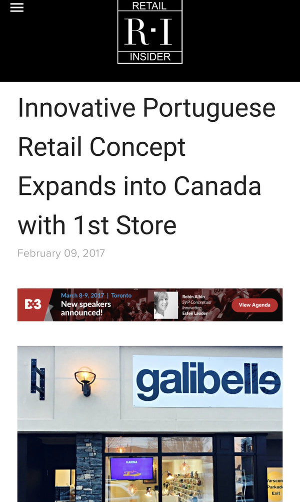 Retail Insider-Galibelle expands into Canada