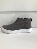 galibelle graphite suede with white rubber sole sneaker/shoe