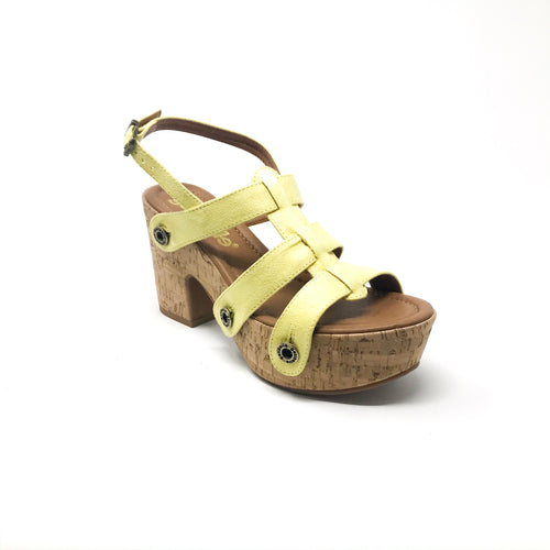 michelle me18 suede yellow strap