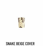 Heel cover Snake Beige
