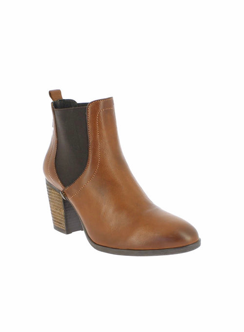 bt00 Brown Laurie leather high ankle boot