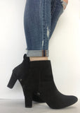 bt00 black suede high ankle boot - galibelle